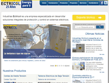 Tablet Screenshot of ectricol.com